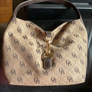 Dooney & Bourke Hobo Signature Claw Clasp Handbag